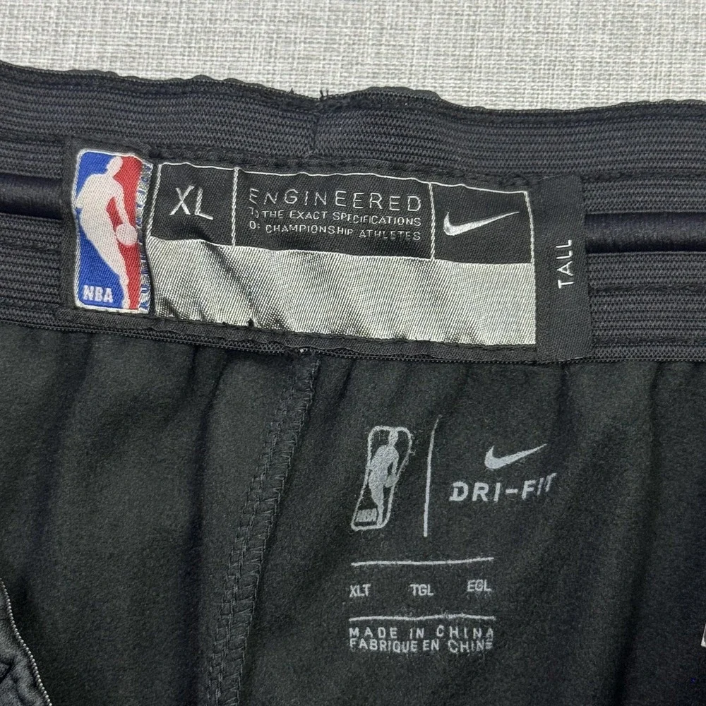 Nike Track Pants Mens XLT Big & Tall Gray Dri-FIT NBA Elastic Waist Pockets